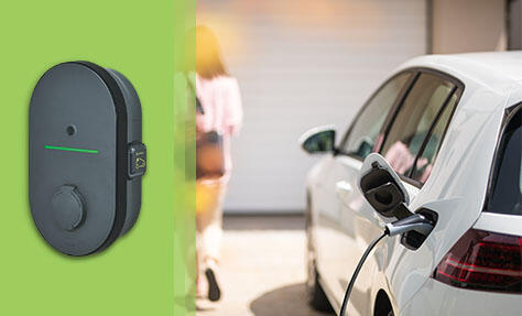 Borne de recharge connectée Green'UP HOME
